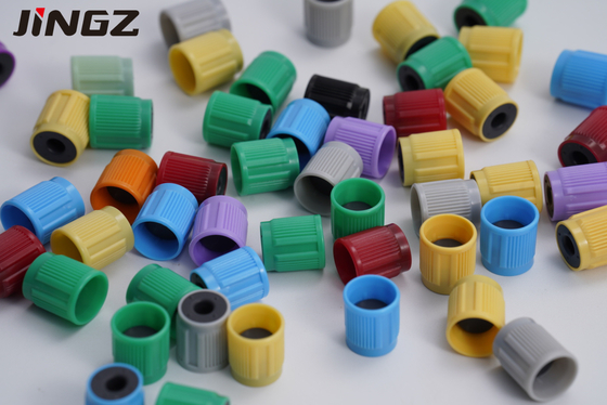 Vacuum Blood Collection Tube Parts Penutupan Pengaman Karet Stopper