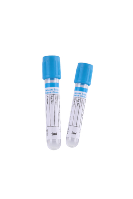 FSC Blue Cap 2-5ml Sodium Sitrat Darah Koleksi Tabung Tabung Vacuum Plastik