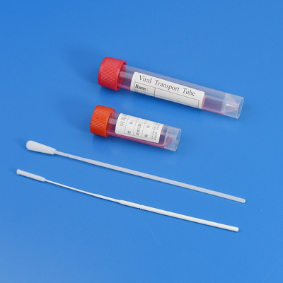 150mm Flocked Nasal Swab Untuk Koleksi Spesimen Kit Sampel Virus Covid-19