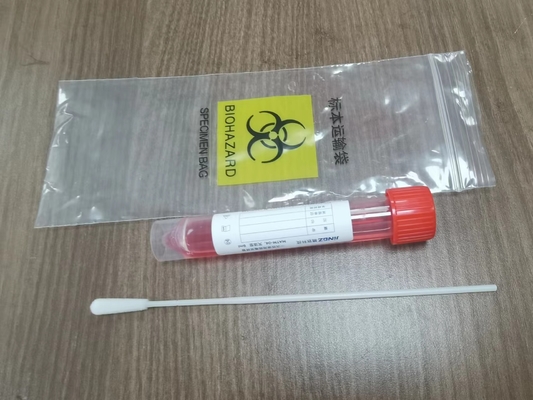 OEM ODM Vtm Sampling Kit 10ml Dengan Solusi 3ml Tabung Uji Vtm Tidak Diaktifkan
