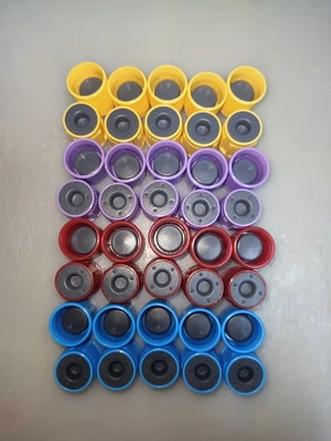 Vacuum Blood Collection Tube Parts Penutupan Pengaman Karet Stopper