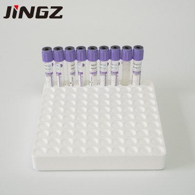 2-10ml Kaca PET Violet Vacuum Edta Coated Blood Collection Tubes