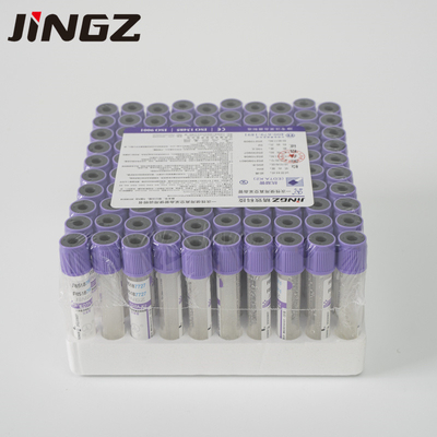 2-10ml Kaca PET Violet Vacuum Edta Coated Blood Collection Tubes