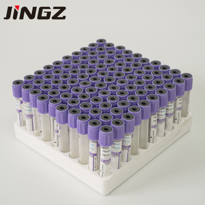 2-10ml Kaca PET Violet Vacuum Edta Coated Blood Collection Tubes