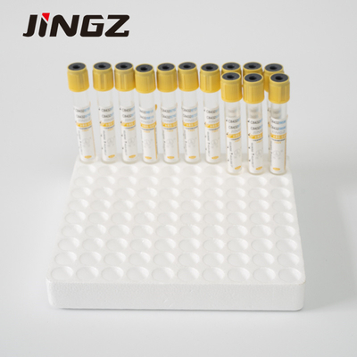 Sterilisasi Radiasi SST Gold Top Tube 2-10ml Gel Tube Dengan Clot Activator