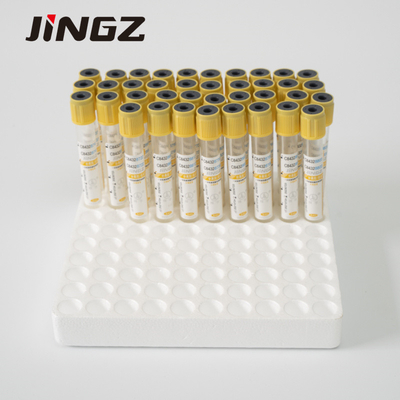 Kaca PET Yellow Top Serum Separator Tube 5 Ml SST Tube Untuk Rumah Sakit