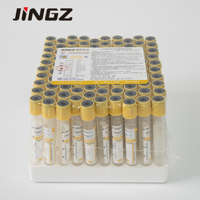 Sterilisasi Radiasi SST Gold Top Tube 2-10ml Gel Tube Dengan Clot Activator