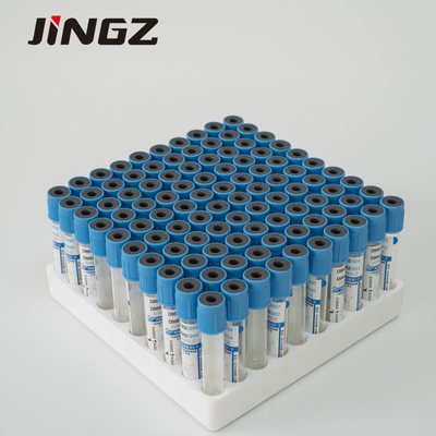 ISO13485 16 * 100mm Sodium Sitrat Blue Top Tubes PT Inr Blood Collection Tubes