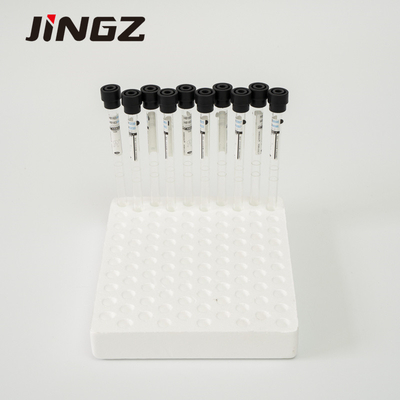 Tabung ESR Hitam 1.6ml Sodium Sitrat 3.8% Tabung Pengumpul Sampel Darah 8 * 120mm