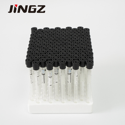 4NC ESR Sodium Sitrat Vial 9x120mm Black Cap Venous Blood Collection Tube