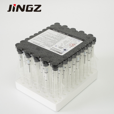 Kaca 3,8% Tabung Natrium Sitrat Hitam 8 * 120mm Botol Sampel ESR Panjang