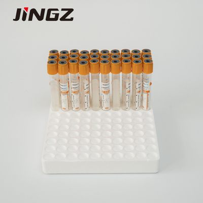 2-10ml Tabung Koleksi Spesimen Darah Serum Gumpalan Actiavtor Orange Vacuum