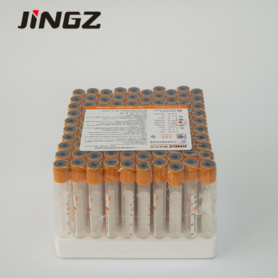 2-10ml Tabung Koleksi Spesimen Darah Serum Gumpalan Actiavtor Orange Vacuum