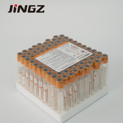 Tabung Pengumpulan Sampel Darah Uji Biokimia Orange Top Vacuum Tube