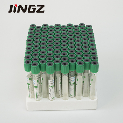 OEM Heparin Tube Vacuum Lithium Heparin Sodium Heparin Green Test Tube