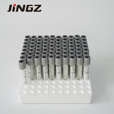 2ml PET Grey Sodium Fluoride Dalam Tabung Pengumpul Darah Antikoagulan 13 * 75mm