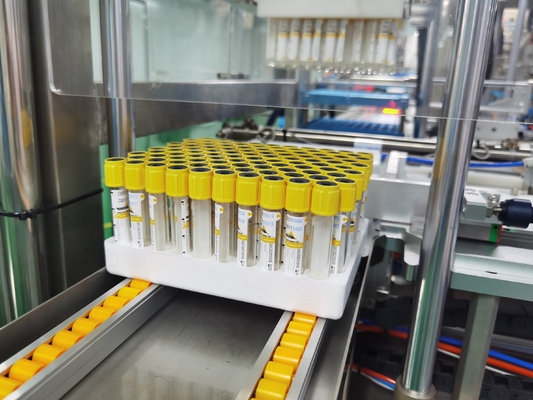 2 Tahun Shelf Life Vacuum Yellow Gel Tube Untuk Diagnosis Klinis