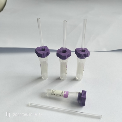 Tabung Pengumpul Darah Mikro EDTA Kapiler 0.25ml-1ml Purple Cap Vacuum
