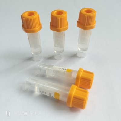 0.25ml-1ml Anak Tabung Pengumpul Darah Non Vakum Tabung Gel Vacuum