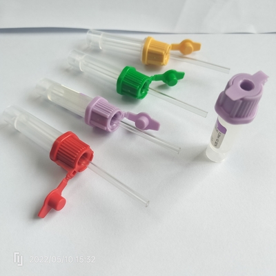 Tabung Pengumpul Darah Mikro EDTA Kapiler 0.25ml-1ml Purple Cap Vacuum