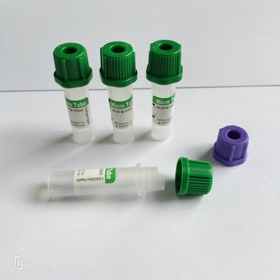 Tabung Pengumpul Darah Mikro Perifer Green Cap 0.25ml-1ml Untuk Anak