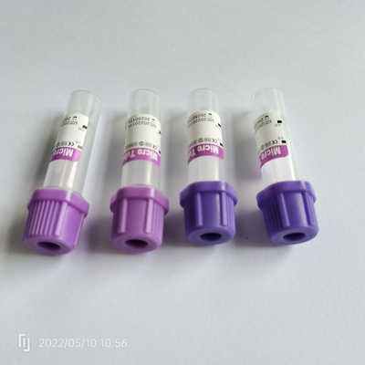 PP Antikoagulan Micro EDTA Tabung Penyimpanan Darah Lavender Top