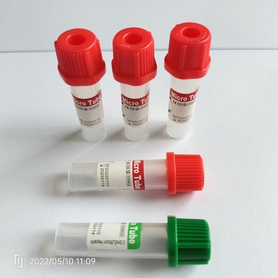 CE ISO13485 Tabung Pengumpul Darah Mikro Pediatrik 11 * 45mm Untuk Pasien Geriatri