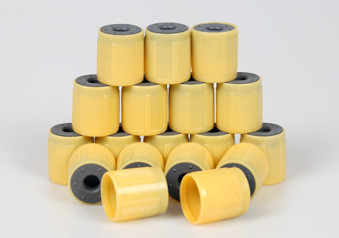 Vacuum Blood Collection Tube Parts Penutupan Pengaman Karet Stopper