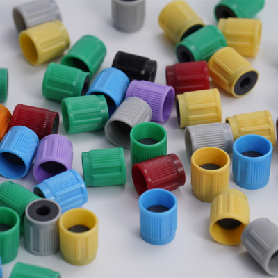 Bagian Tabung Koleksi Darah Vacuum Berwarna 13mm 16mm Tutup Tabung