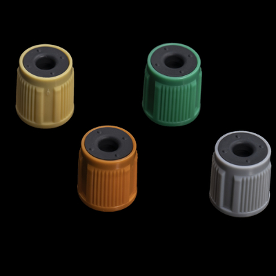 Bagian Tabung Koleksi Darah Vacuum Berwarna 13mm 16mm Tutup Tabung