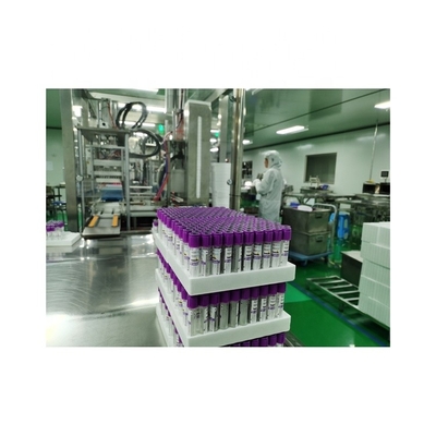 Sterilisasi Radiat Purple Cap K2edta Tabung Uji Antikoagulan 13 * 75mm