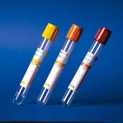 Red Vacuum Clot Activator Blood Collection Tube Tabung Vacuum Plastik