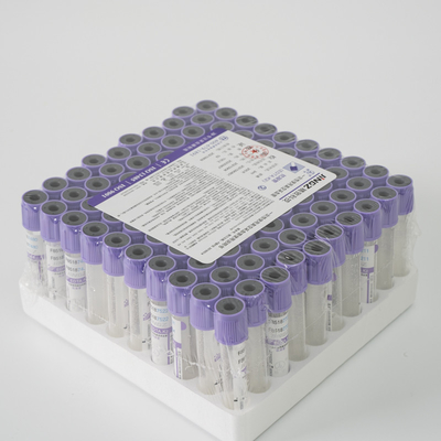 CE ISO Certified K3 Edta Vacuum 0.5ml-10ml Purple Top Test Tube
