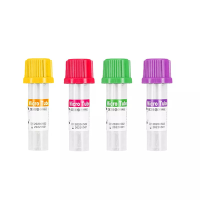 Anak Gunakan 0.5ml Micro EDTA Tubes 8*45mm Non Vacuum Untuk Rumah Sakit