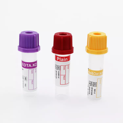Lavender Tabung EDTA Kecil Mikro Non Vacuum Edta 0,5 ml Untuk Tes Pediatrik