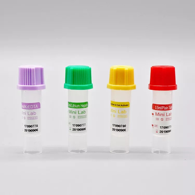 Bayi Baru Lahir 0.25ml Tabung Micro EDTA Untuk Koleksi Darah Anak Aksesoris Medis