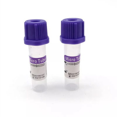 Tabung Vacuum Anak Ungu 0.5ml Tabung Pengumpul Darah Volume Kecil