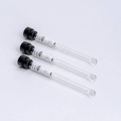 1.6ml Esr Blood Draw Tube Black Top Blood Collection Tube Penggunaan Tunggal