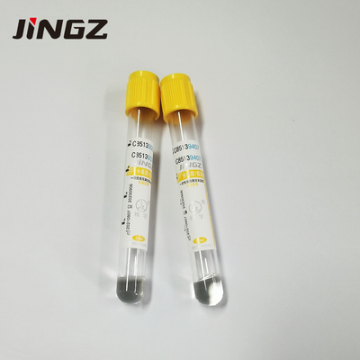 CE 13 * 100mm Sst Gel Clot Activator Tube Gold Top Untuk Pemeriksaan Medis