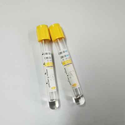 Tabung Penggerak Gumpalan Gel Plastik 6ml Sekali Pakai Untuk Pengumpulan Darah 13 * 100mm