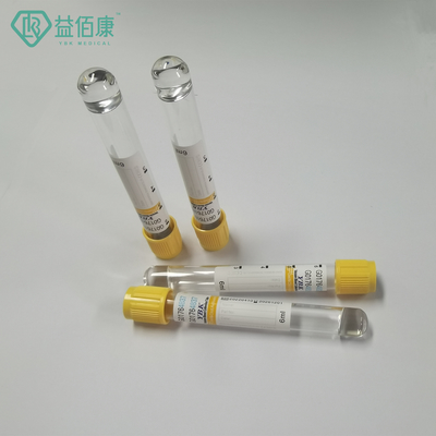 YBK 5ml Clot Activator Blood Collection Tube Yellow Top Vacuum