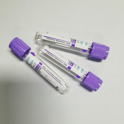 JINGZ 0.25ml-10ml Micro K3 EDTA Blood Collection Tube Dengan Tutup Kode Warna