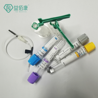 25 Pengukur Darah Koleksi Jarum Kupu-kupu 2-10ml Dengan Pemegang Pengaman