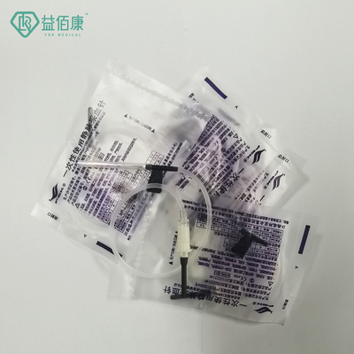 22G Black Blood Collection Butterfly Needle Dengan Paket Individu Satu Sayap