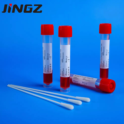 Tabung Koleksi Spesimen Kit Pengumpulan Virus 16 * 100mm sekali pakai