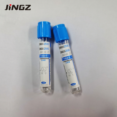 Koagulasi atas biru PT APTT Sodium Citrate Tabung Pengumpulan Darah Tabung medis