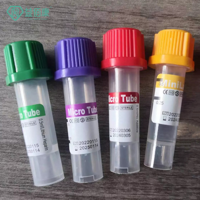 0.5ml PP tabung pengumpulan sampel sekali pakai Lavender Micro Tube Penggunaan bayi