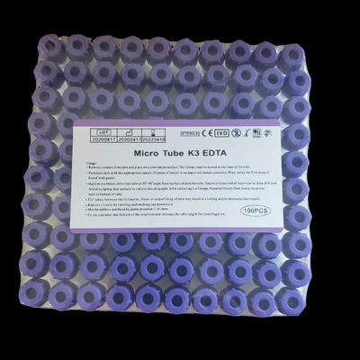 Tabung Edta Anak Mini Kecil 8 * 45mm PP Edta Sample Bottle