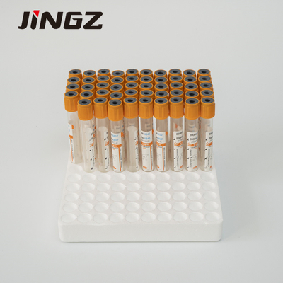 4ml Tabung Aktivator Gumpalan Serum Atas Merah Untuk Pengujian Koagulasi