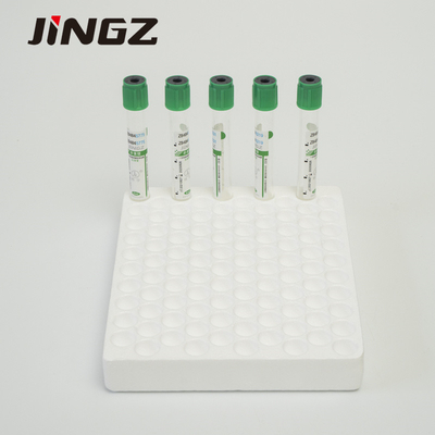 13*75mm Green Top Lithium Heparin Tube 4 Ml Tabung Darah Untuk Tes Biokimia